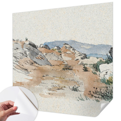 Foto behang voor de kinderkamer Rotslandschap