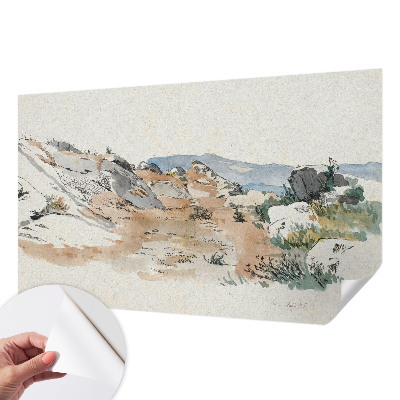 Foto behang voor de kinderkamer Rotslandschap