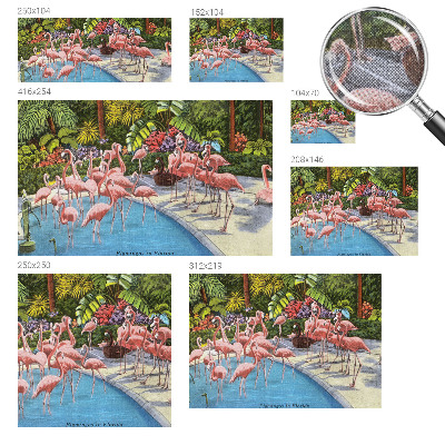 3D fotobehang Exotische scène