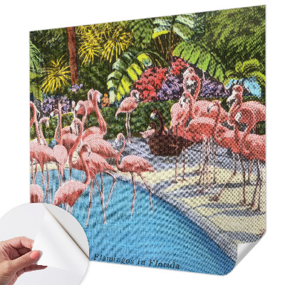 3D fotobehang met een exotische scène