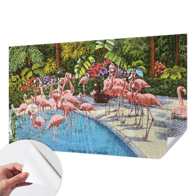 3D fotobehang met een exotische scène