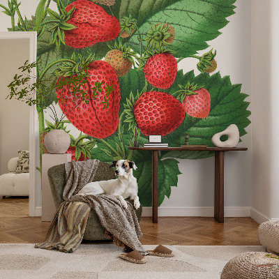 Fotobehang zelfklevend met zomerfruit-print
