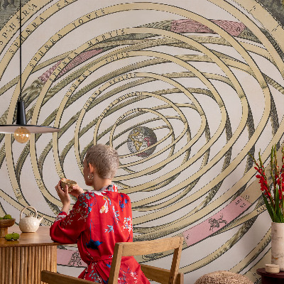 Zelfklevende behangsticker Kosmische spiraal