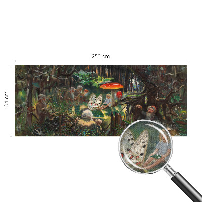 Zelfklevend fotobehang op maat Sprookjesbos