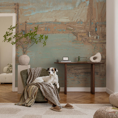 Fotobehang kinderkamer Uitzichten vanuit de haven