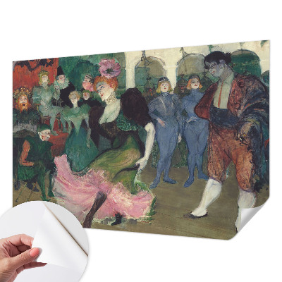 Fotobehang voor de kinderkamer met een ballroomdans-thema