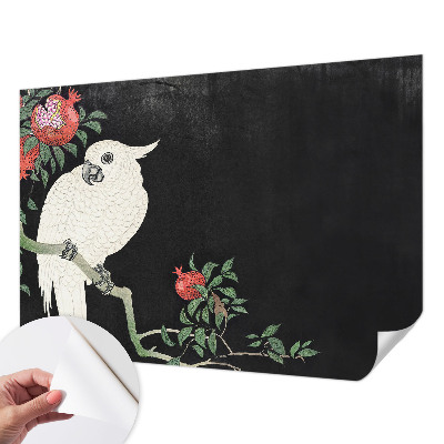 Fotobehang voor kinderkamer Granaatappelpapegaai