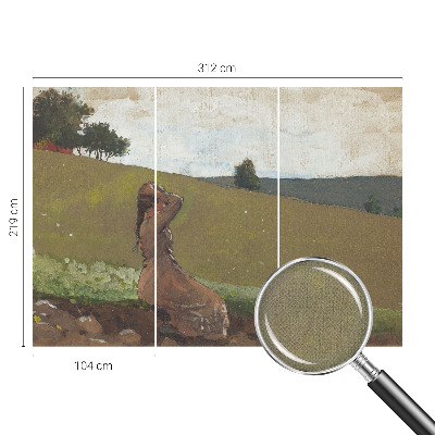 Foto behang voor de keuken met een rustige scène