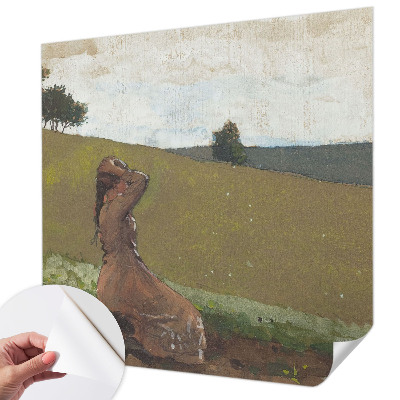 Foto behang voor de keuken met een rustige scène