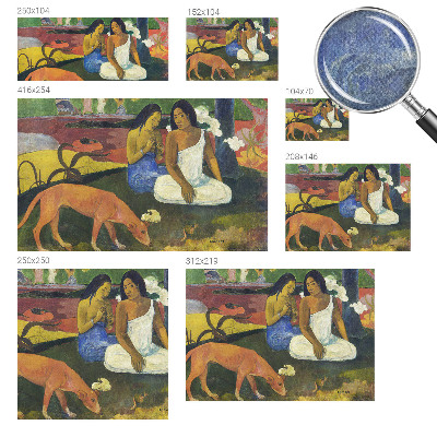 Zelfklevende behangsticker Exotische scène