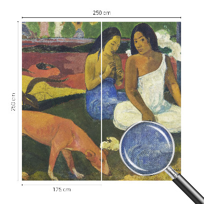 Zelfklevende behangsticker Exotische scène