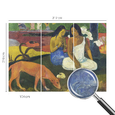 Zelfklevende behangsticker Exotische scène