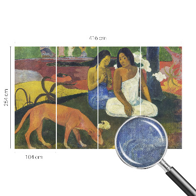 Zelfklevende behangsticker Exotische scène