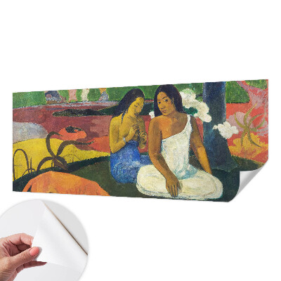 Zelfklevende behangsticker Exotische scène