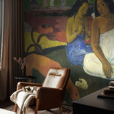 Zelfklevende behangsticker Exotische scène