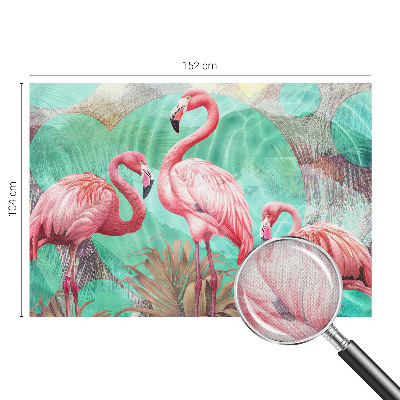 Zelfklevend fotobehang met exotische vogels als motief