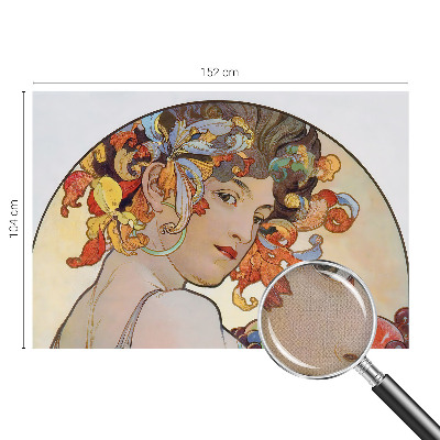 Zelfklevend fotobehang op maat Kleurrijke Art Nouveau