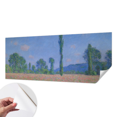 Fotobehang babykamer met een zachte, natuurlijke uitstraling