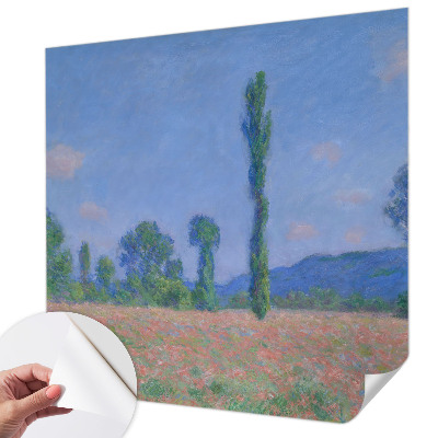 Fotobehang babykamer met een zachte, natuurlijke uitstraling