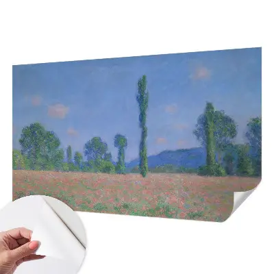 Fotobehang babykamer met een zachte, natuurlijke uitstraling