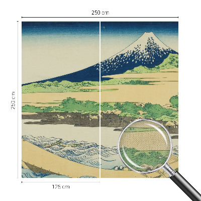 Fotobehang zelfklevend met een bergpanorama als afbeelding