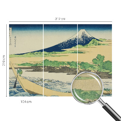Fotobehang zelfklevend met een bergpanorama als afbeelding