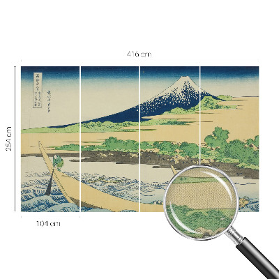 Fotobehang zelfklevend met een bergpanorama als afbeelding
