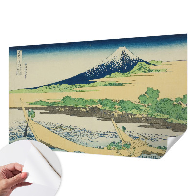Fotobehang zelfklevend met een bergpanorama als afbeelding