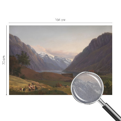 Fotobehang tienerkamer Bergpanorama