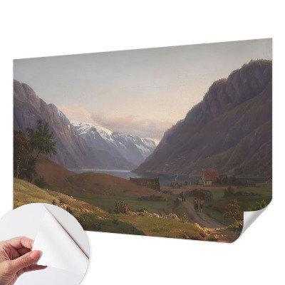 Fotobehang tienerkamer Bergpanorama