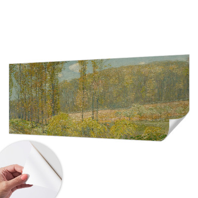 Foto behang voor de kinderkamer met een boslandschap