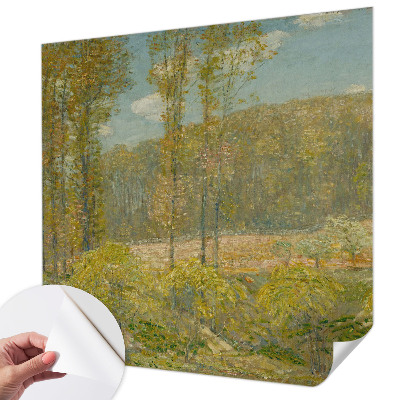 Foto behang voor de kinderkamer met een boslandschap