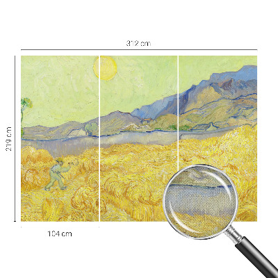 Zelfklevend fotobehang op maat met het motief 'Tarweveld'
