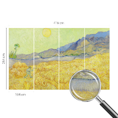 Zelfklevend fotobehang op maat met het motief 'Tarweveld'