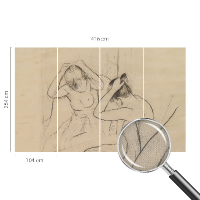 Zelfklevende behangsticker Artistieke elegantie