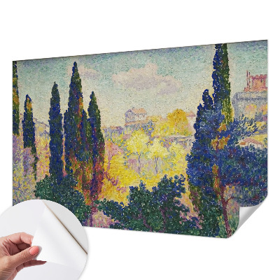 Fotobehang voor de kinderkamer met impressionistische landschappen