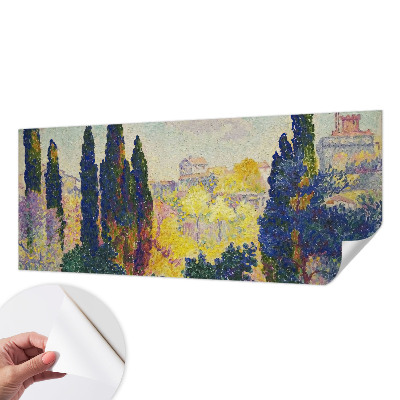 Fotobehang voor de kinderkamer met impressionistische landschappen