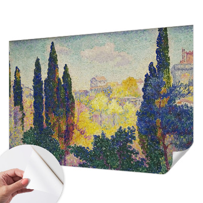 Fotobehang voor de kinderkamer met impressionistische landschappen
