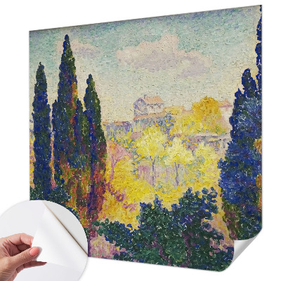 Fotobehang voor de kinderkamer met impressionistische landschappen