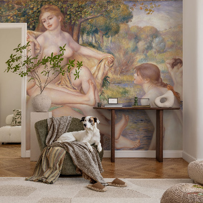 Fotobehang babykamer Vrouwen die rusten