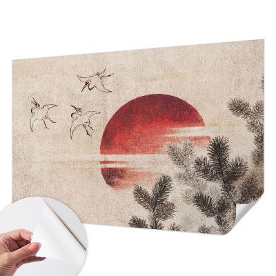 Foto behang voor de keuken Bos Oost