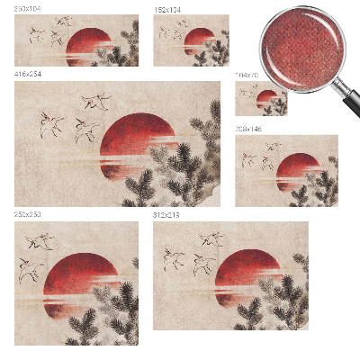 Foto behang voor de keuken Bos Oost