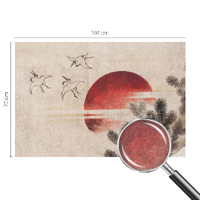 Foto behang voor de keuken Bos Oost