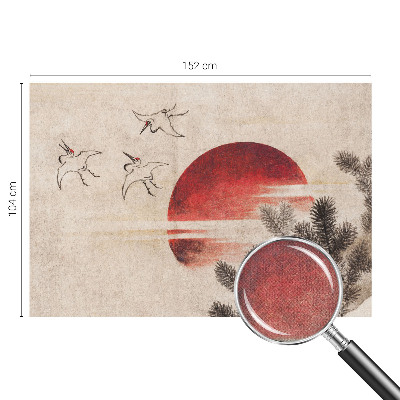 Foto behang voor de keuken Bos Oost