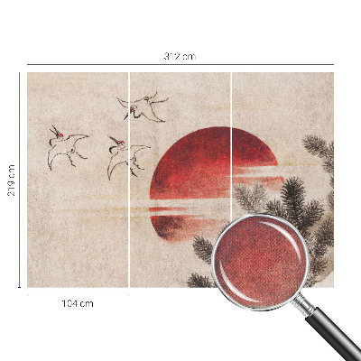 Foto behang voor de keuken Bos Oost