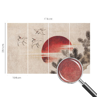 Foto behang voor de keuken Bos Oost