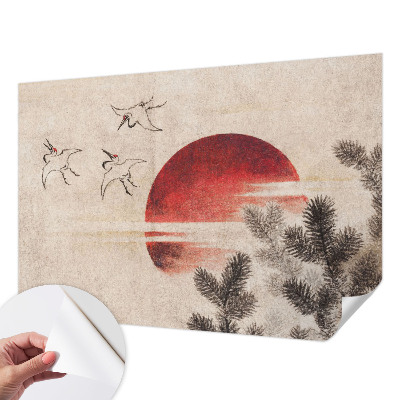 Foto behang voor de keuken Bos Oost