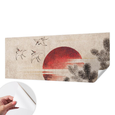 Foto behang voor de keuken Bos Oost