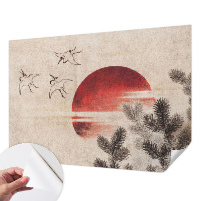 Foto behang voor de keuken Bos Oost