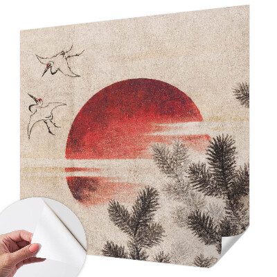 Foto behang voor de keuken Bos Oost